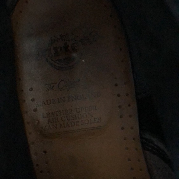 Dr. Martens Black Mid Cut Boots Made in England - Picture 8 of 10